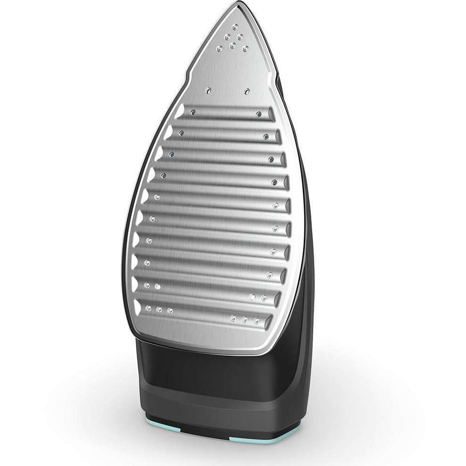 Imetec Onda P1 9028 Sistema Stirante Compatto con Piastra a Onde Serbatoio 2,5 L 2400 W Nero e Turchese