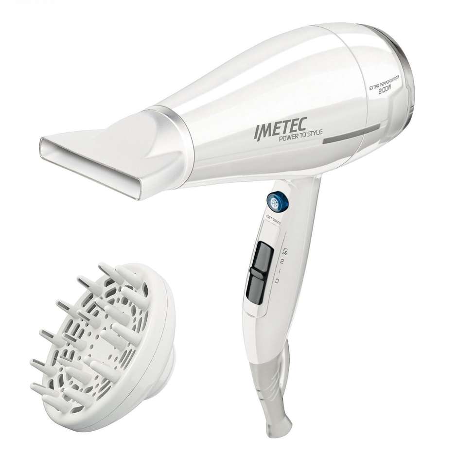 Imetec Power to Style C20 2100 Asciugacapelli 2100 W 4 Temperature colore Bianco
