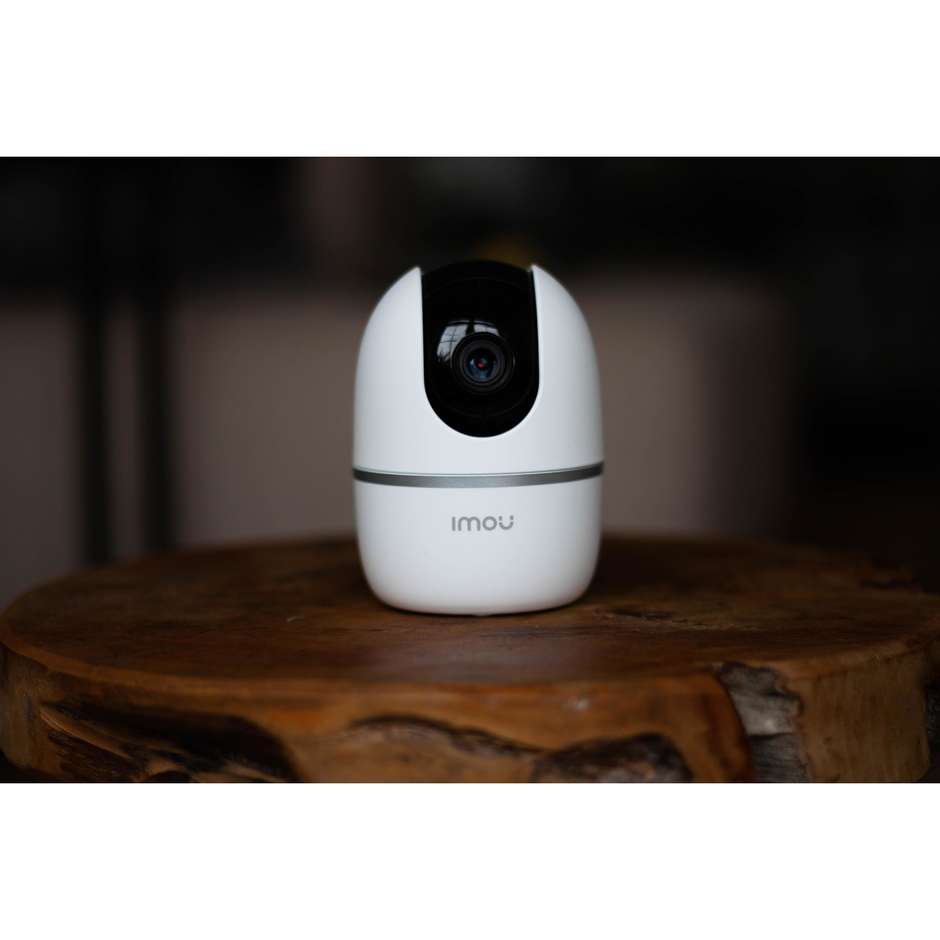 Imou A1 2Mp Telecamera motorizzata con sirena audio bidirezionale visione notturna rilevamento persone Colore Bianco