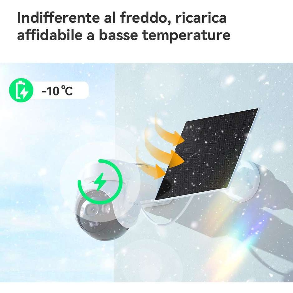 Imou AOV 4G 5MP Telecamera da esterno 4G e Wifi Motorizzata con pannello solare