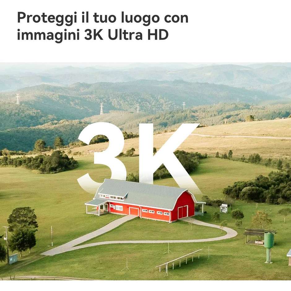 Imou AOV 4G 5MP Telecamera da esterno 4G e Wifi Motorizzata con pannello solare