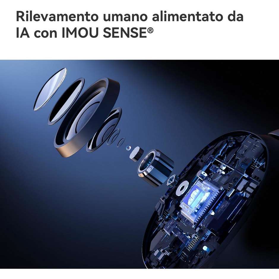 Imou AOV 4G 5MP Telecamera da esterno 4G e Wifi Motorizzata con pannello solare