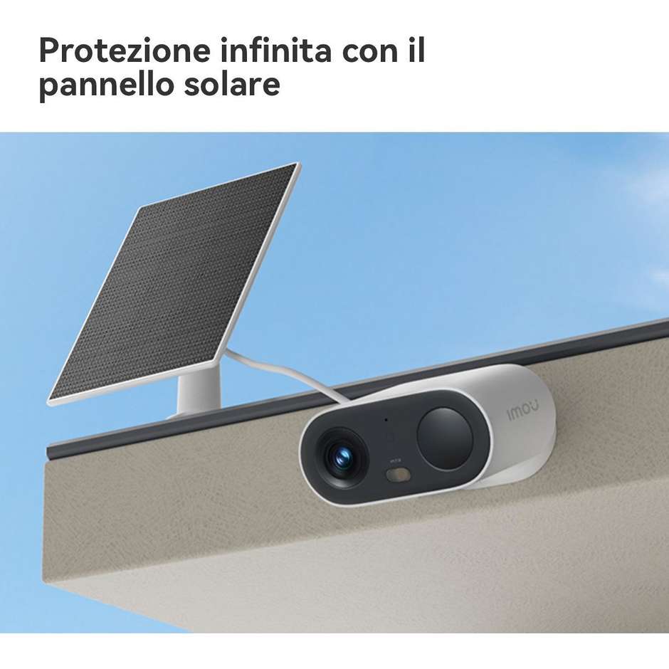 Imou Cell GO Full Color Telecamera Wi-Fi Esterno Batteria 2K 3MP IP65 Bianco