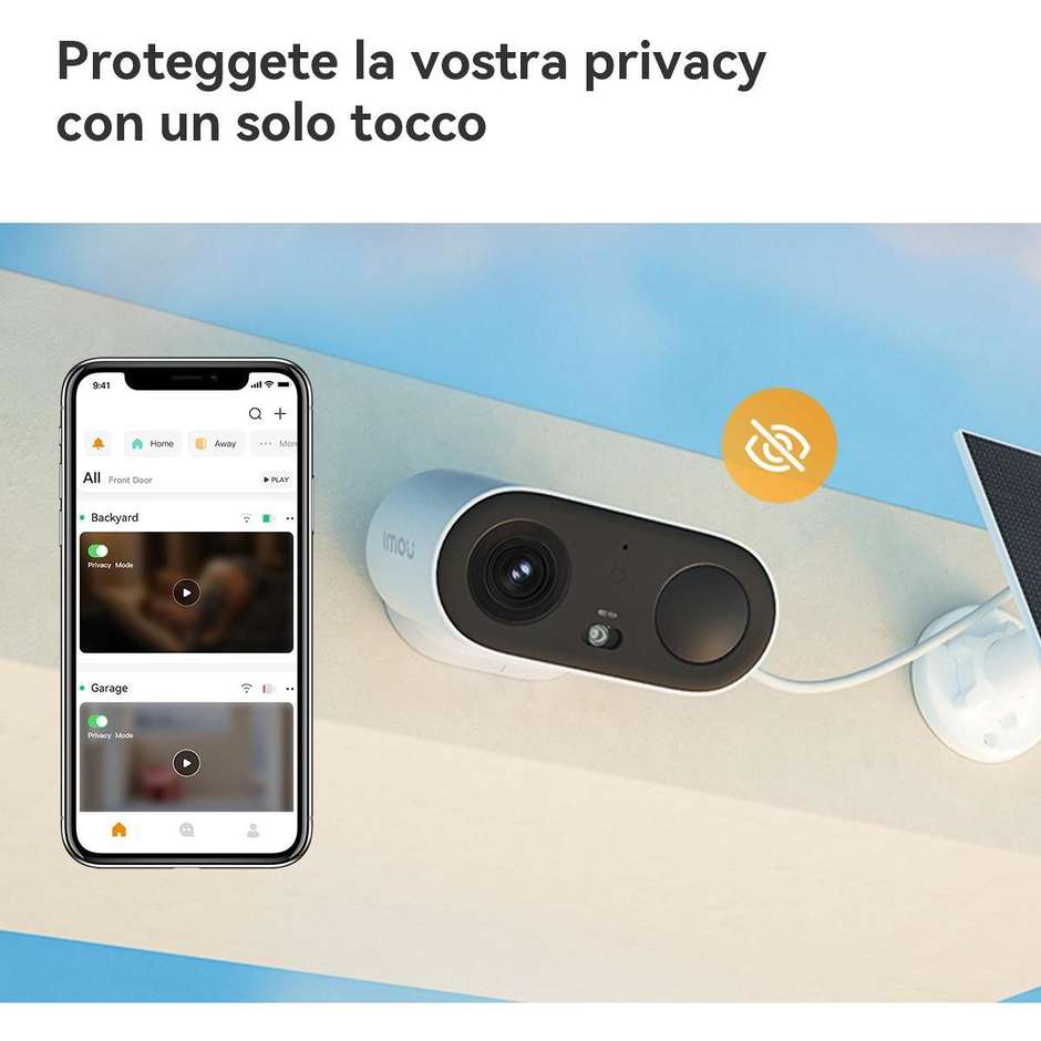 Imou CELL GO FULL COLOR Videoproiettore Home Cinema Portatile Nero
