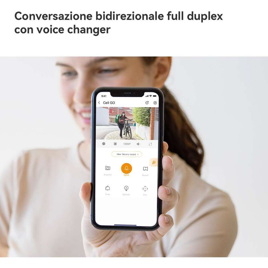 Imou Cell go Telecamera di sicurezza IP Bullet a colori Soffitto/parete Colore Bianco