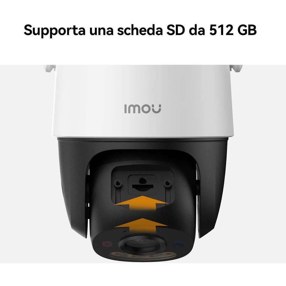 Imou Cruiser SC 4G 2K Telecamera IP Esterno 4G 3MP 360° Visione Notturna Colori Bianco