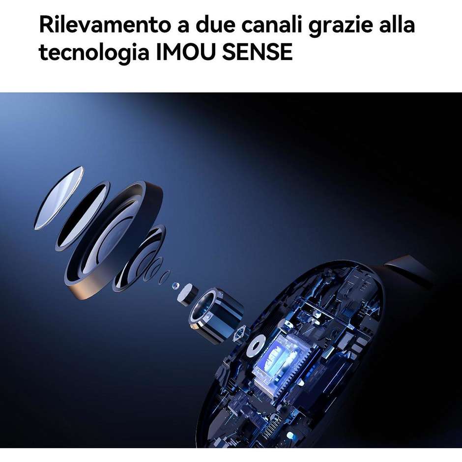 Imou Crusier DUAL 6MP (3MP+3MP) Telecamera Wi-Fi Esterno Doppio Obiettivo, 360°PTZ Videocamera Sorveglianza Esterno con Visione Notturna a Colore Binco