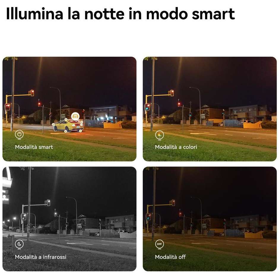 Imou Crusier DUAL 6MP (3MP+3MP) Telecamera Wi-Fi Esterno Doppio Obiettivo, 360°PTZ Videocamera Sorveglianza Esterno con Visione Notturna a Colore Binco