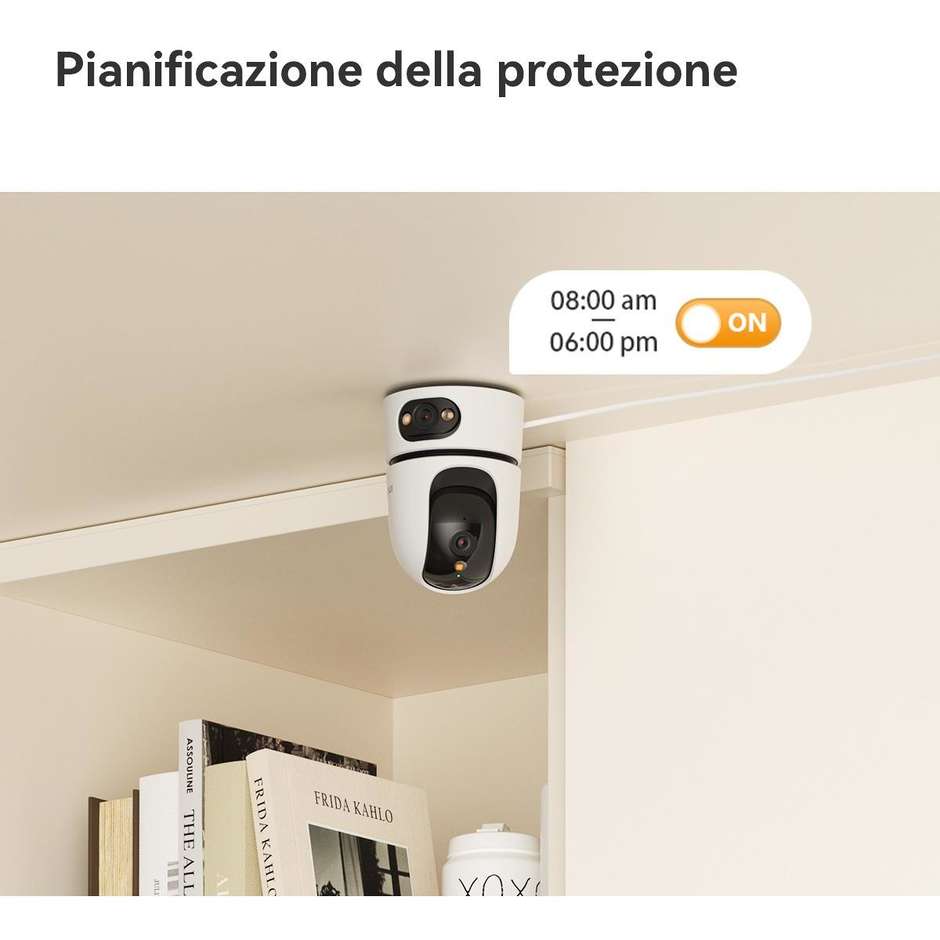 Imou Ranger Dual Pro 6MP Telecamera da Interno Motorizzata Doppia Ottica Bianca