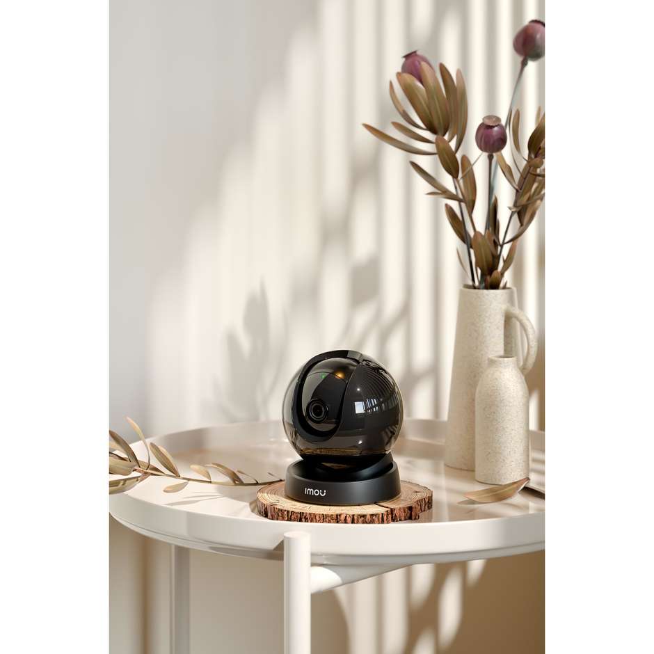 Imou Rex 3D 2K Telecamera da interno a 360° con SENSE e riconoscimento movimento Colore Nero