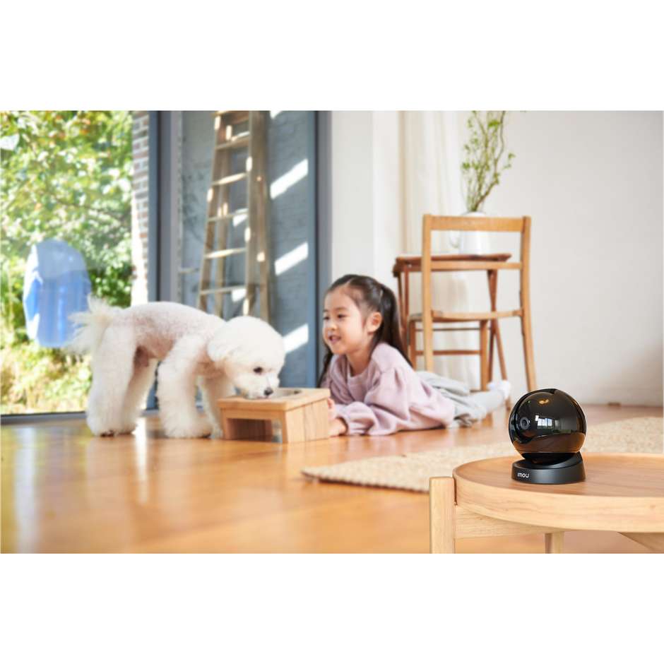 Imou Rex 3D 2K Telecamera IP Interno 360° 2K 3MP Wi-Fi Nero