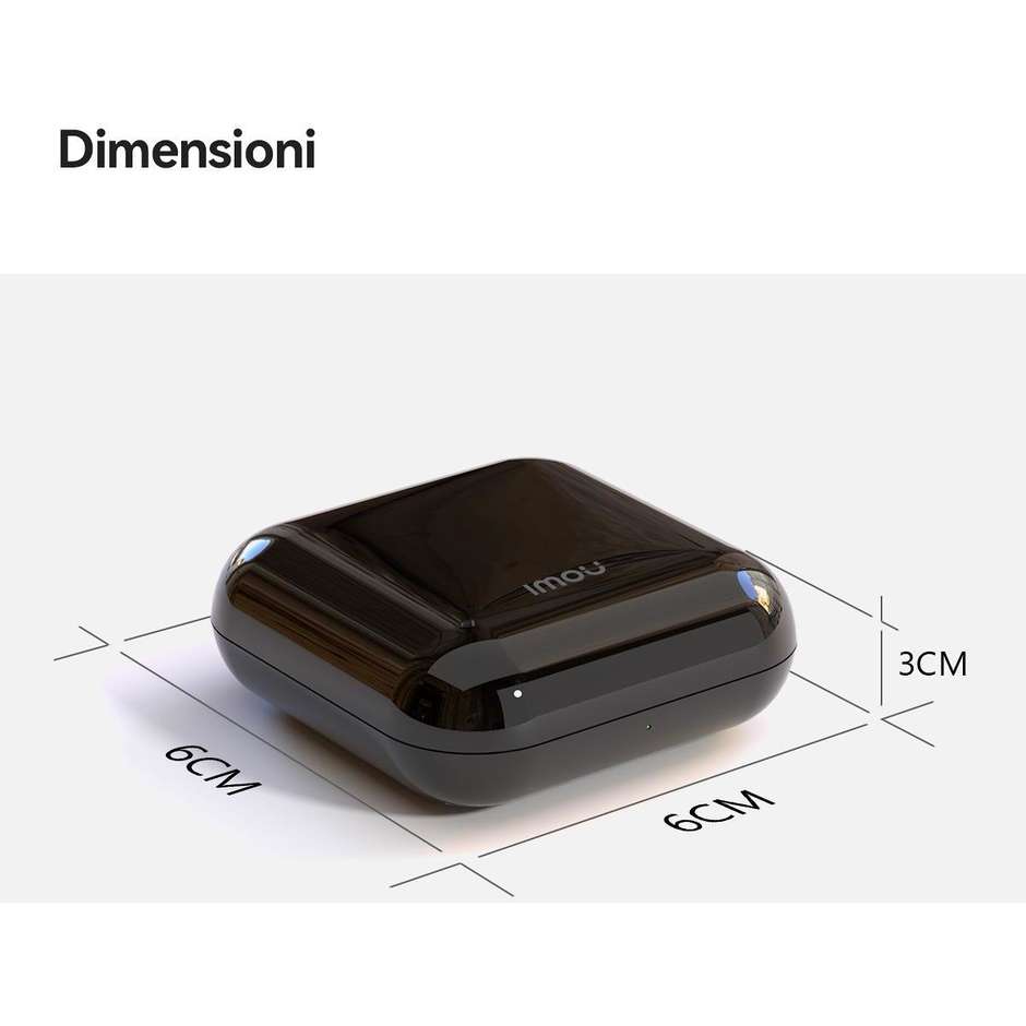 Imou Telecomando Infrarossi Universale Compatibile Alexa e Google Assistant Colore Nero