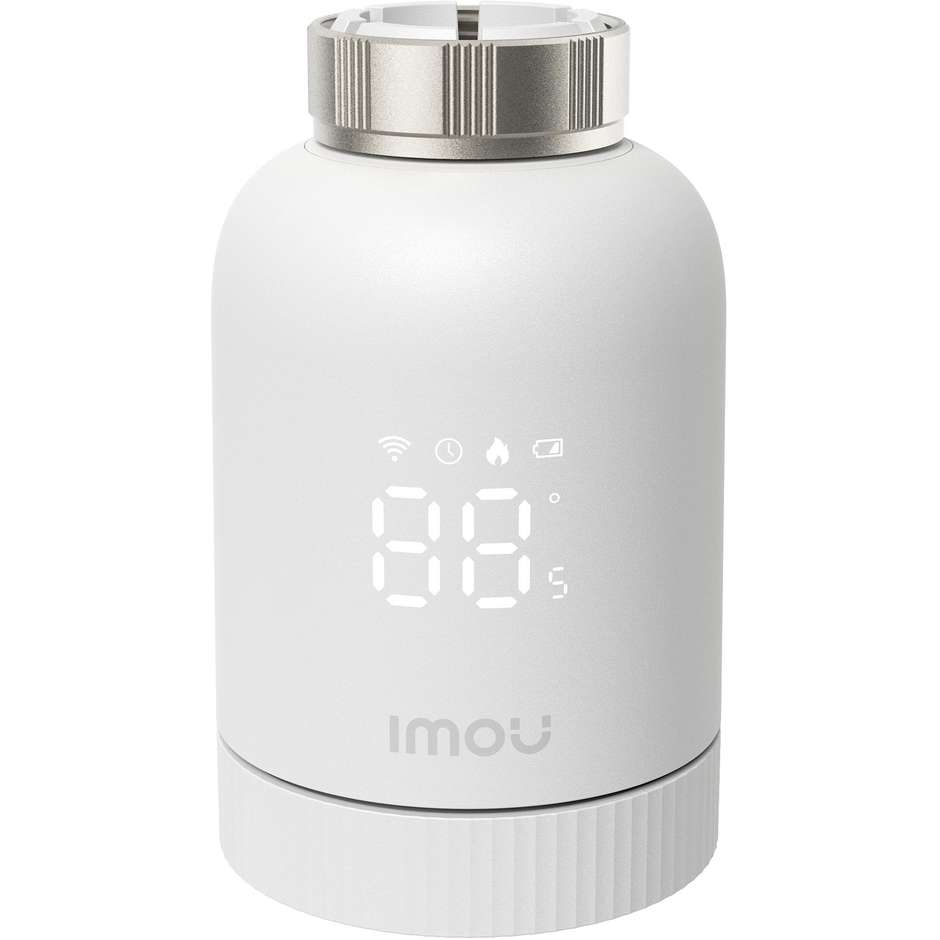 Imou TRV1 Kit Termostato Smart ZigBee con Hub, Alexa/Google, Bianco