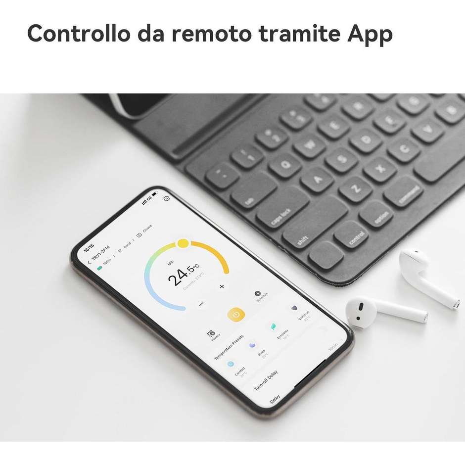 Imou TRV1 Kit Termostato Smart ZigBee con Hub, Alexa/Google, Bianco