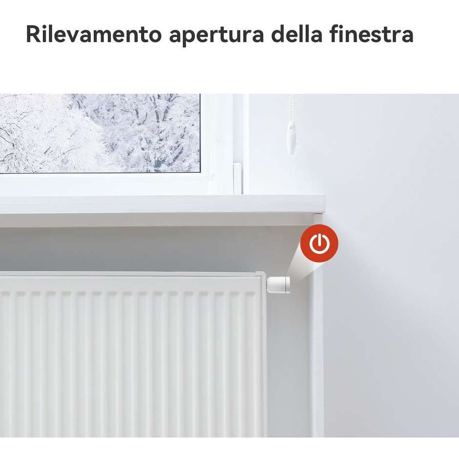 Imou TRV1 Kit Termostato Smart ZigBee con Hub, Alexa/Google, Bianco