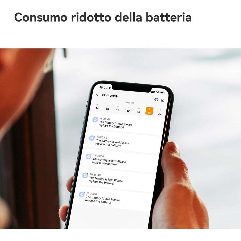 Imou TRV1 Kit Termostato Smart ZigBee con Hub, Alexa/Google, Bianco