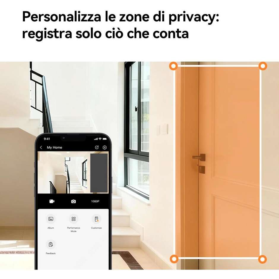 Imou VD1-5M0S spioncino smart digitale Wi-Fi 5MP nero con display 4,3"