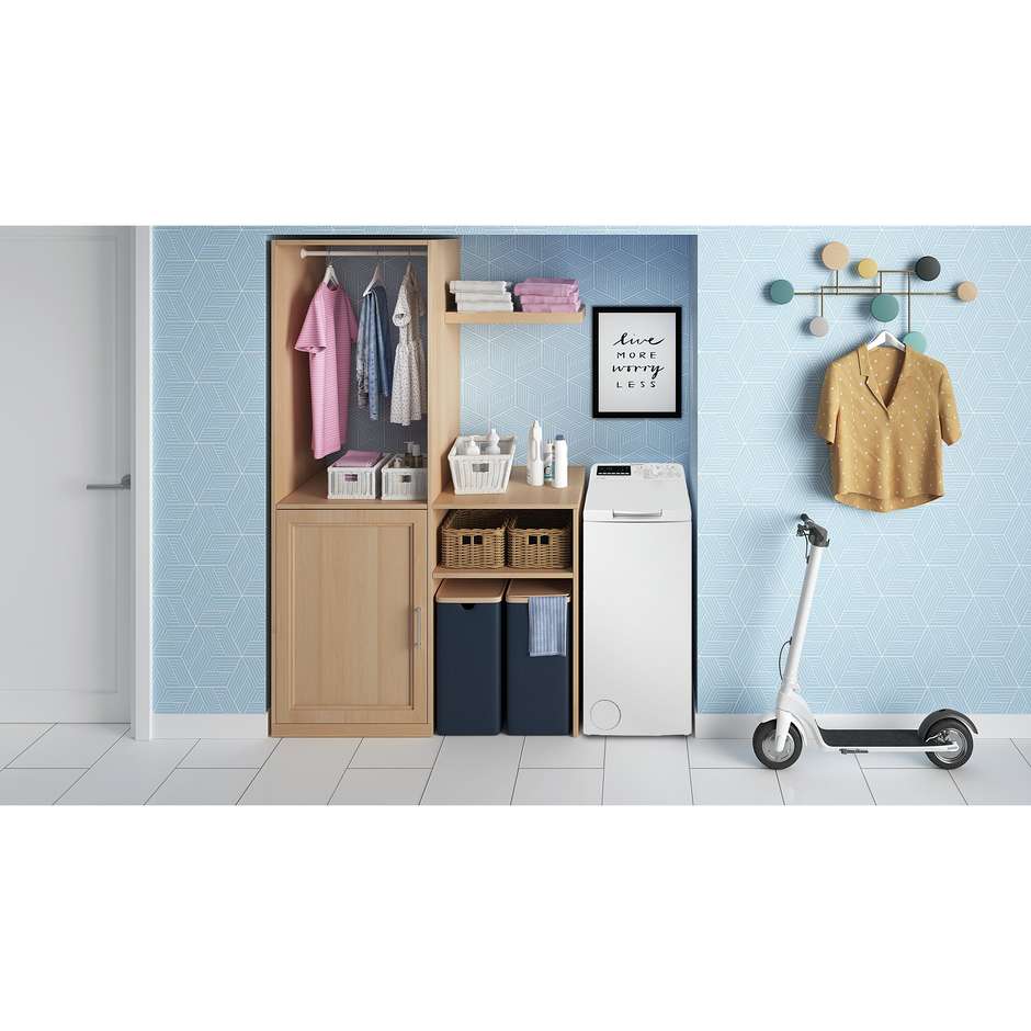 Indesit BTW B7251P IT lavatrice carica dall'alto 7 kg 1200 giri/min, classe B