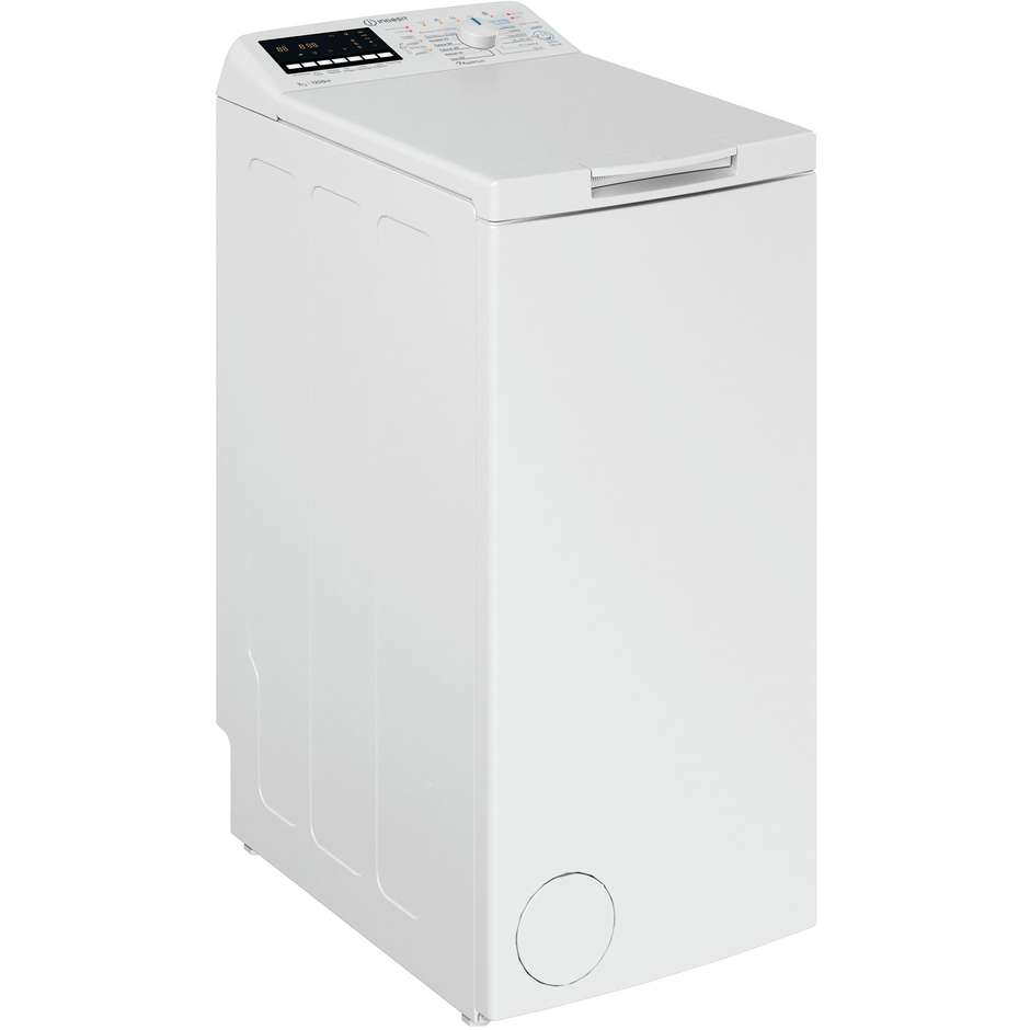 Indesit BTWB7231PI Lavatrice Caricamento dall'alto Capacita 7 kg 1200 Giri/min Classe D Colore Bianco