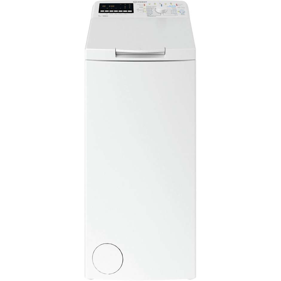 Indesit BTWB7231PI Lavatrice Caricamento dall'alto Capacita 7 kg 1200 Giri/min Classe D Colore Bianco