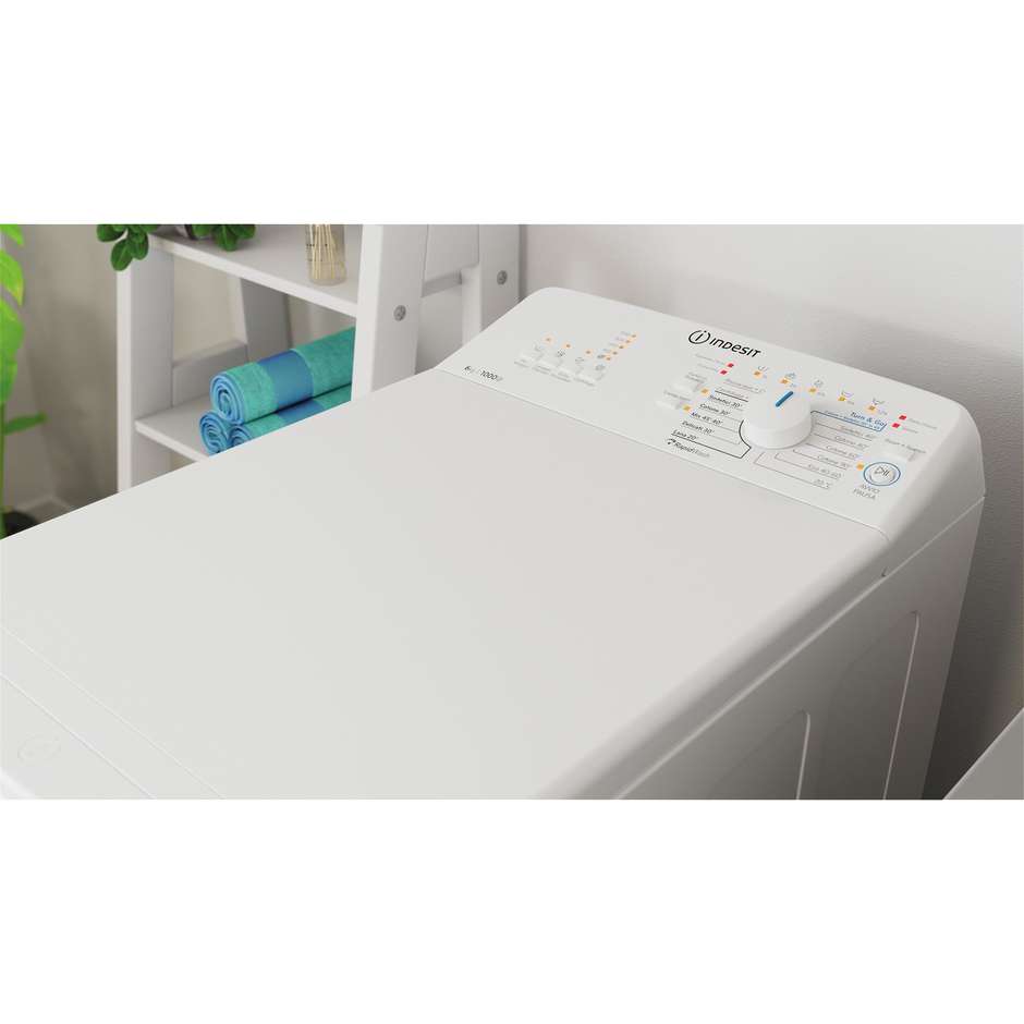 INDESIT BTWL60400I Lavatrice Carica dall'alto 6 kg 951 Giri/min Motore Inverter Classe C