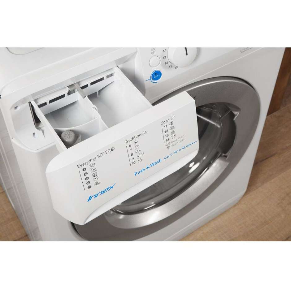 Indesit BWE 91284X WSSS IT lavatrice carica frontale 9 Kg 1200 giri classe A+++ colore bianco