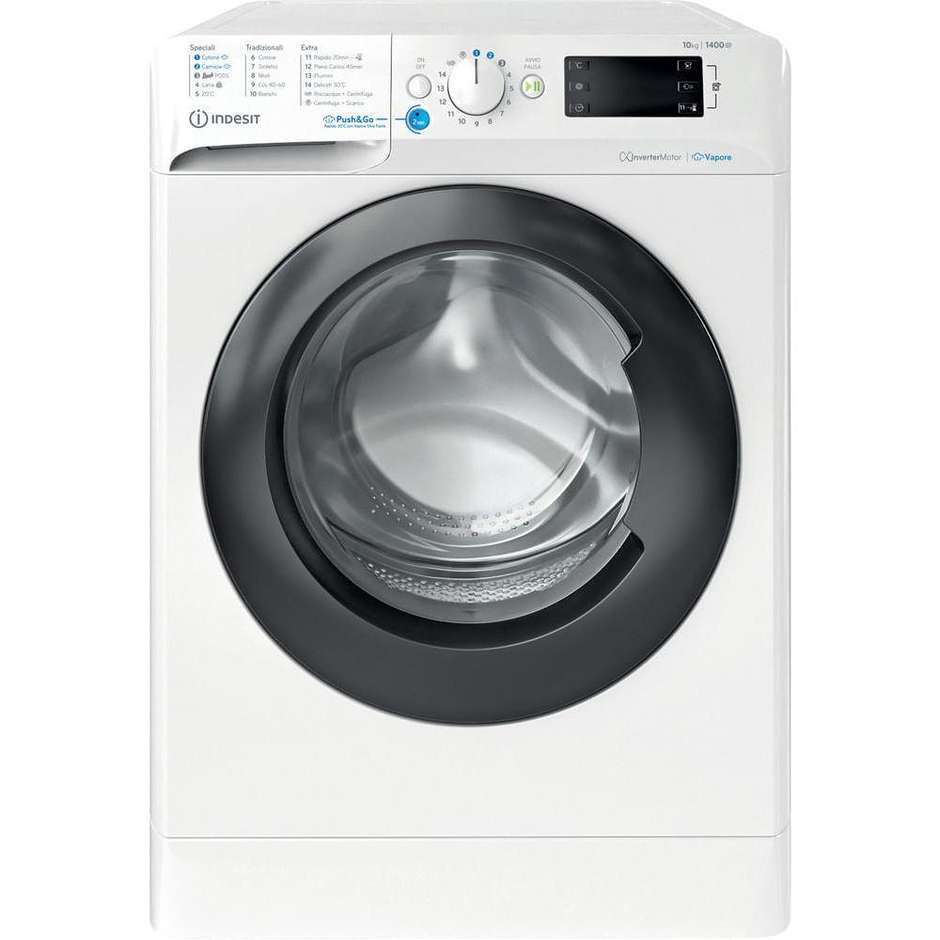 Indesit BWE101496XWKVIT Lavatrice Carica Frontale Capacita 10 Kg 1400 Giri/min Classe A Colore Bianco