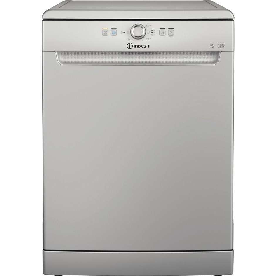 Indesit D2FHK26S Lavastoviglie a libera installazione 14 Coperti 6 Programmi Classe E Colore Argento