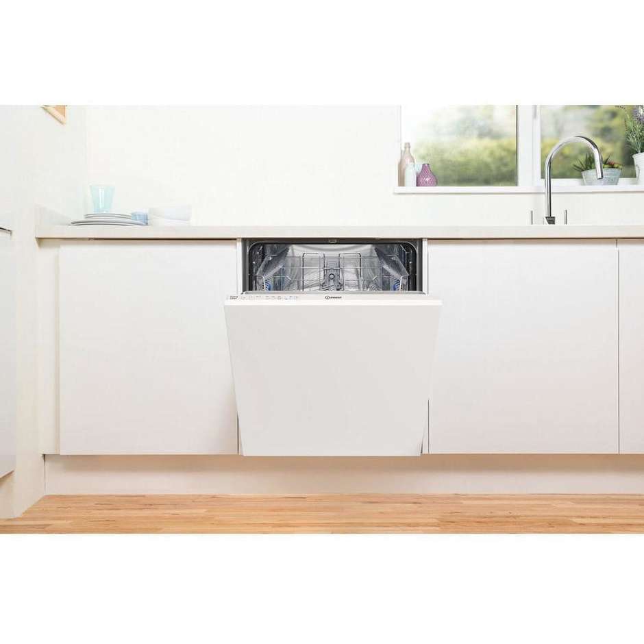 Indesit D2IHKL326 Lavastoviglie da incasso 14 coperti 5 Programmi Classe E Colore Bianco