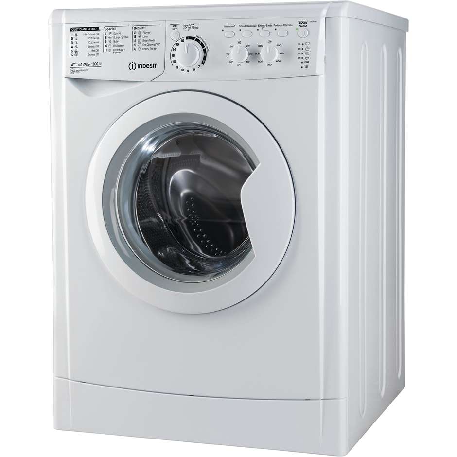 Indesit EWC 91083 BS IT lavatrice carica frontale 9 kg 1000 giri classe A+++ colore bianco