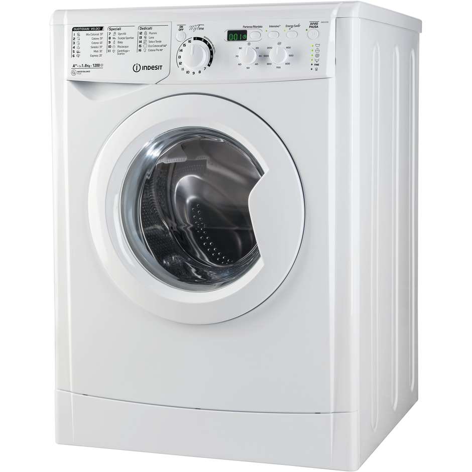 Indesit EWD 81252 W IT.M lavatrice carica frontale 8 Kg 1200 giri classe A++ colore bianco