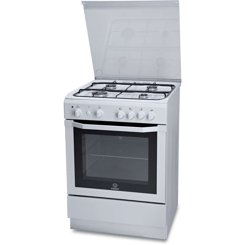 Indesit I6GG1F.1(W)/I cucina 60x60 4 fuochi a gas forno a gas classe A 58 litri bianco
