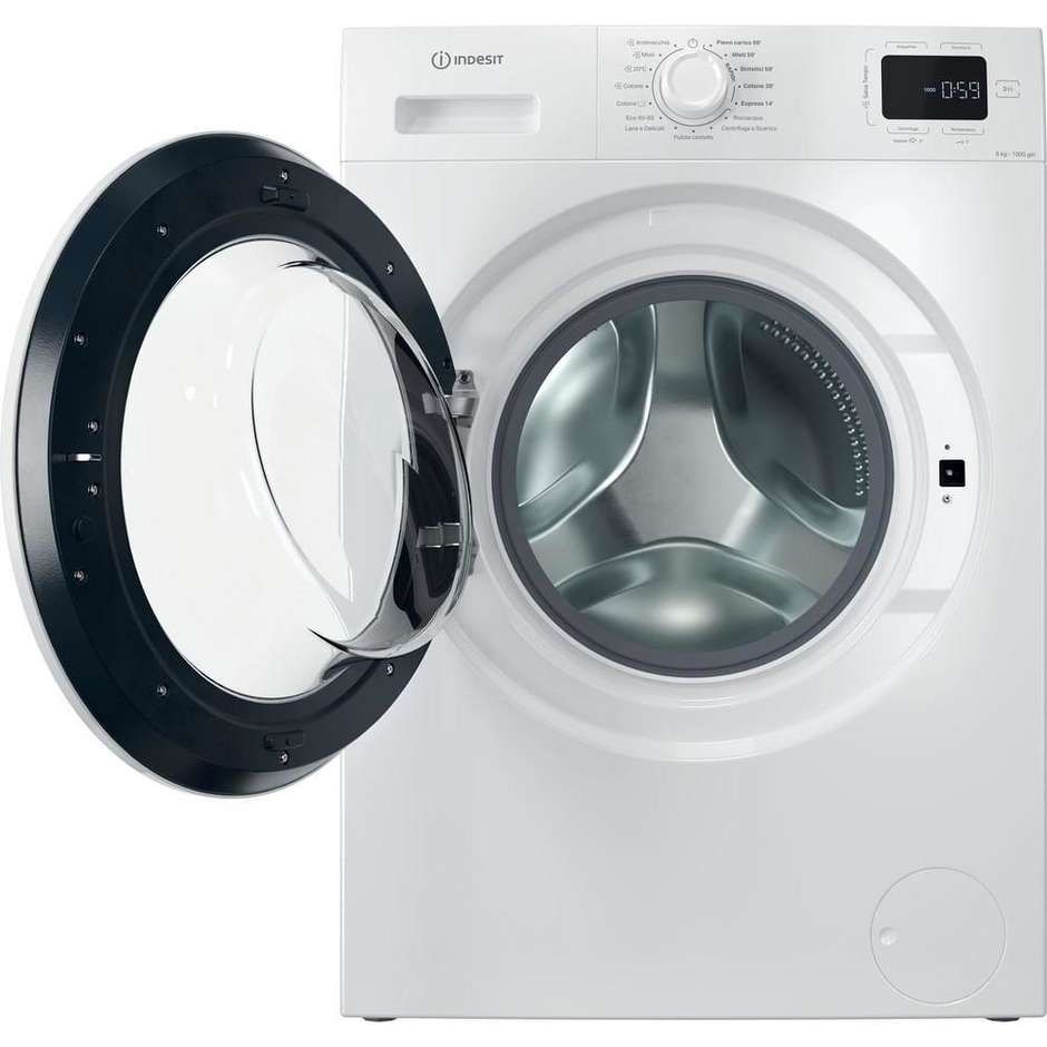 Indesit IM640MYTIMEIT Lavatrice Carica Frontale Capacita 6 kg 1000 Giri/min Classe A Colore Bianco