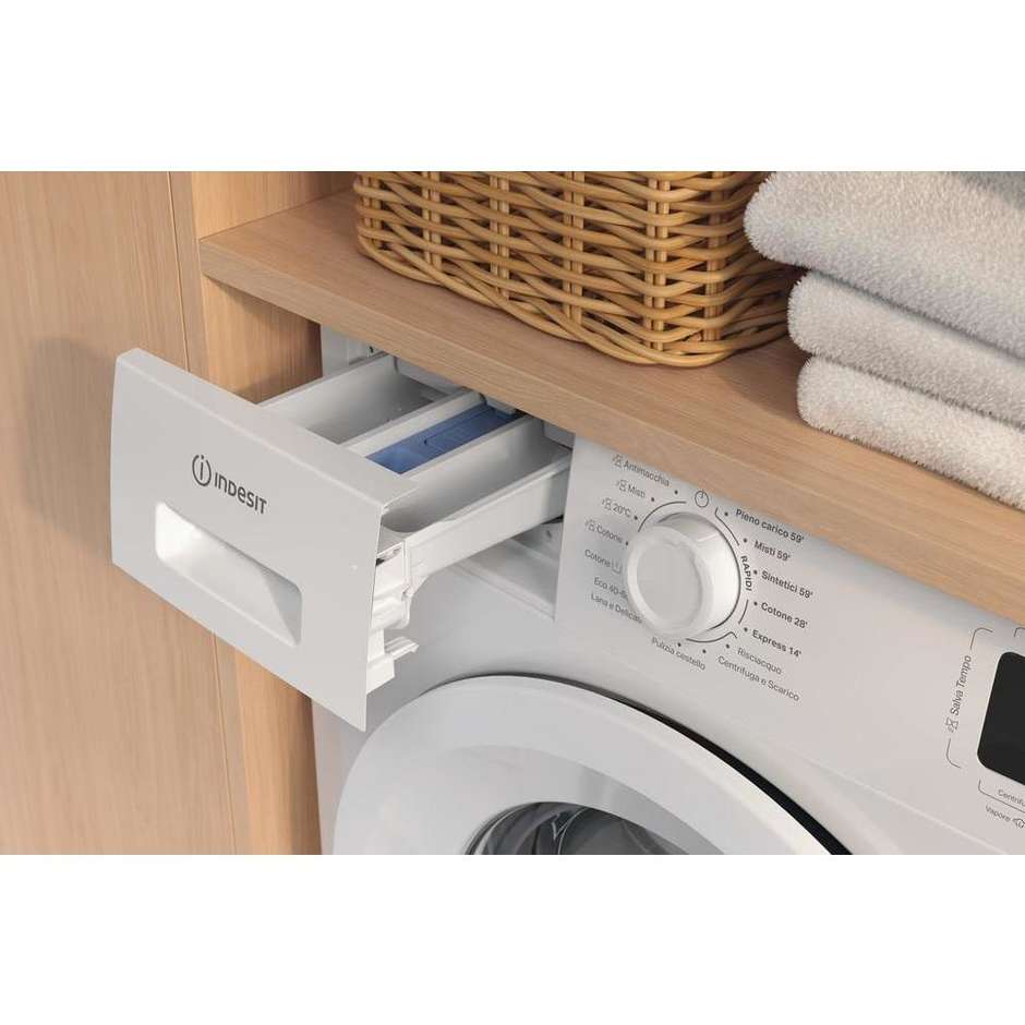 Indesit IM640MYTIMEIT Lavatrice Carica Frontale Capacita 6 kg 1000 Giri/min Classe A Colore Bianco