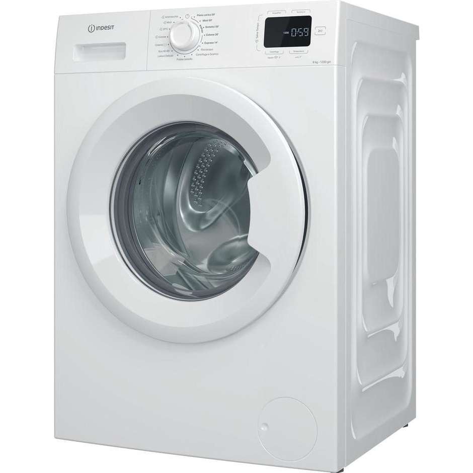 Indesit IM642BMYTIMEIT Lavasciuga 6+5 kg 1200 Giri/min Classe B Nero