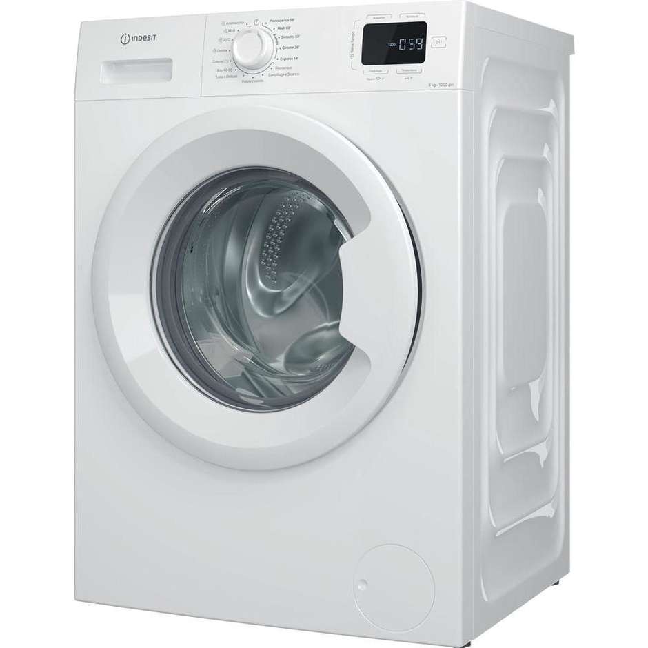 Indesit IM962MYTIMEIT Lavatrice Carica Frontale Capacità 9 Kg 1200 Giri/min Classe A Colore Bianco