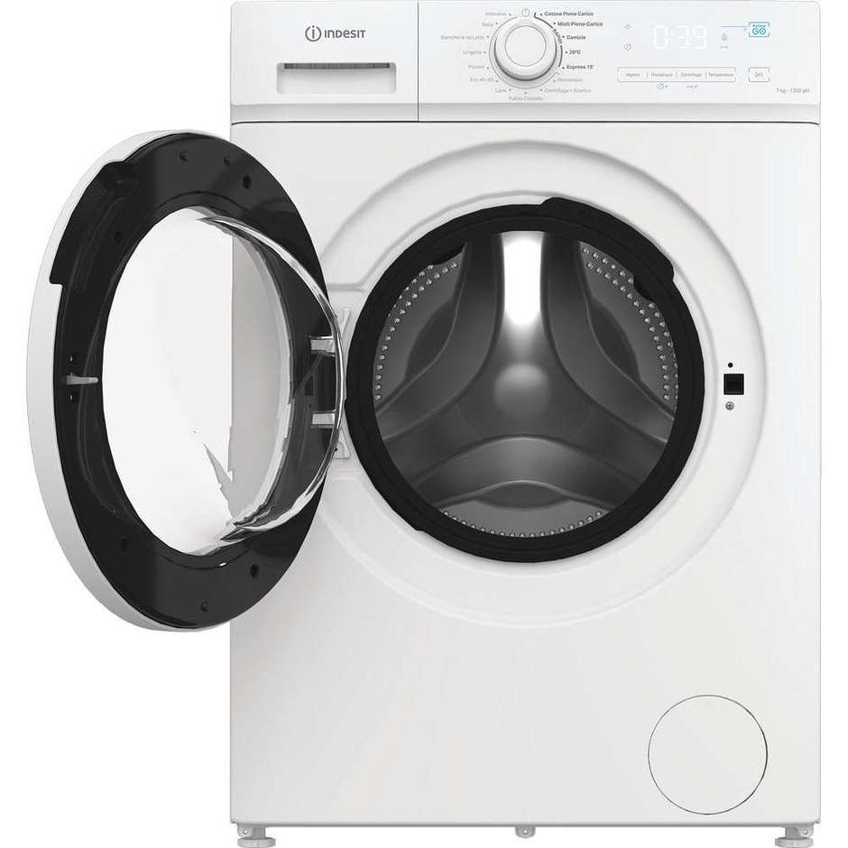 Indesit IMA762MYTIMEIT Lavasciuga 7+5 kg 1200 Giri/min Classe A Inox / Silver
