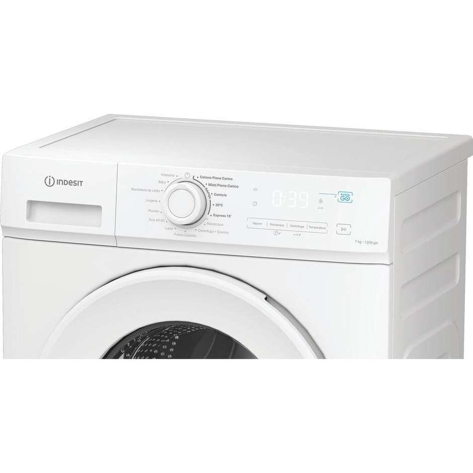 Indesit IMA762MYTIMEIT Lavasciuga 7+5 kg 1200 Giri/min Classe A Inox / Silver