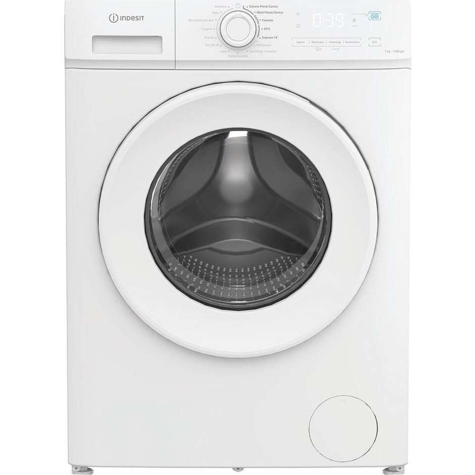 Indesit IMA762MYTIMEIT Lavatrice Carica frontale Capacita 7 Kg 1200 Giri/min Classe A Colore Bianco