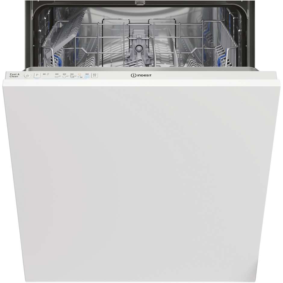 Indesit IN2IE14CNP80 Lavastoviglie a Scomparsa Totale 60 cm 14 Coperti Funzione Push&Go Mezzo Carico Classe C