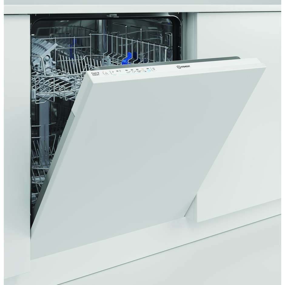 Indesit IN2IE14CNP80 Lavastoviglie a Scomparsa Totale 60 cm 14 Coperti Funzione Push&Go Mezzo Carico Classe C