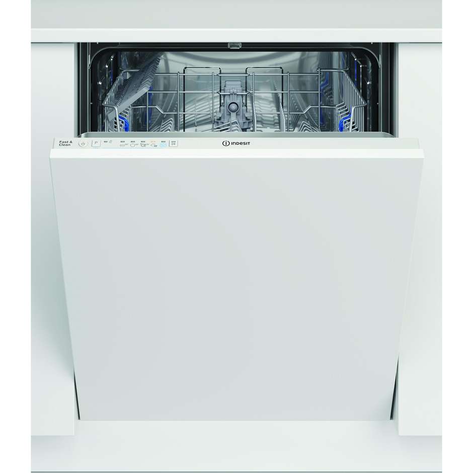 Indesit IN2IE14CNP80 Lavastoviglie a Scomparsa Totale 60 cm 14 Coperti Funzione Push&Go Mezzo Carico Classe C