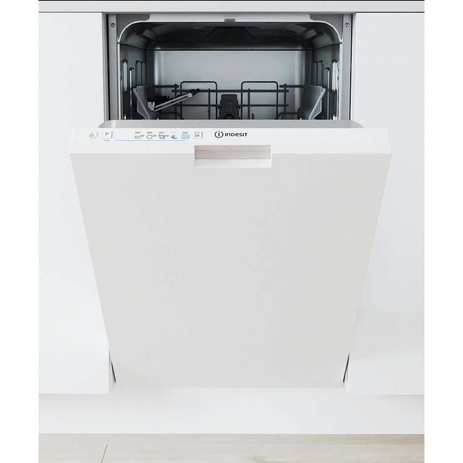 Indesit IN2IKE107 Lavastoviglie a Scomparsa Totale Slim 45 cm 10 Coperti Ciclo Fast&Clean 28' Classe E