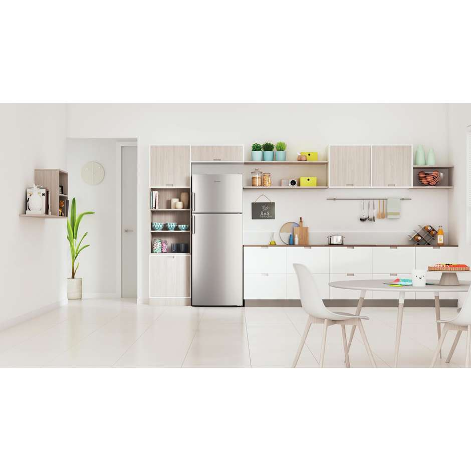 Indesit IT70832S Doppia Libera installazione Capacita 437 Lt Classe E Colore Acciaio inox