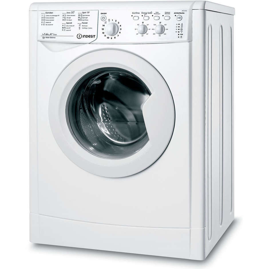 Indesit IWC 61052 C ECO IT lavatrice carica frontale 6 Kg 1000 giri classe A++ colore bianco