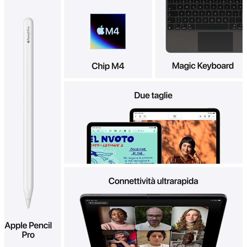 ipad air 13" chip m4 wi-fi 256gb space grey