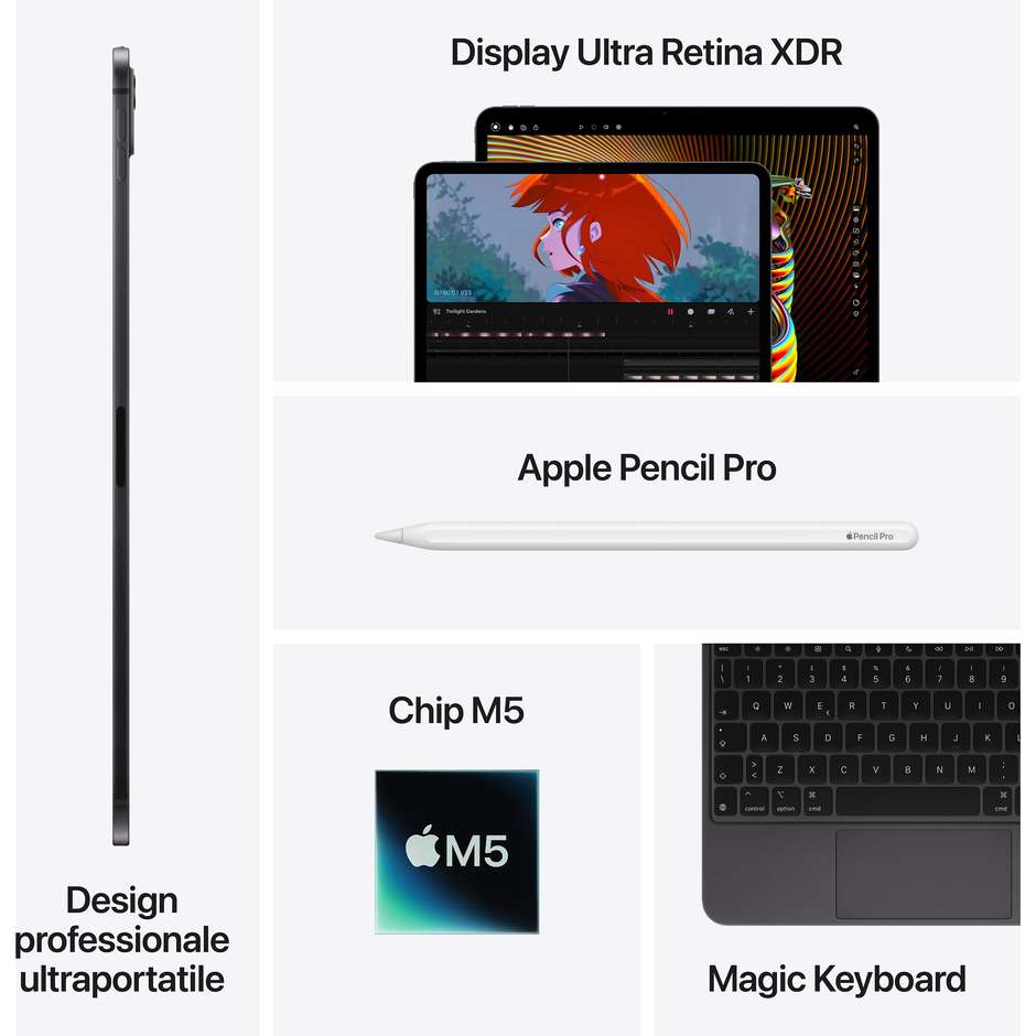 ipad pro 11 wifi 256gb std glass space silver