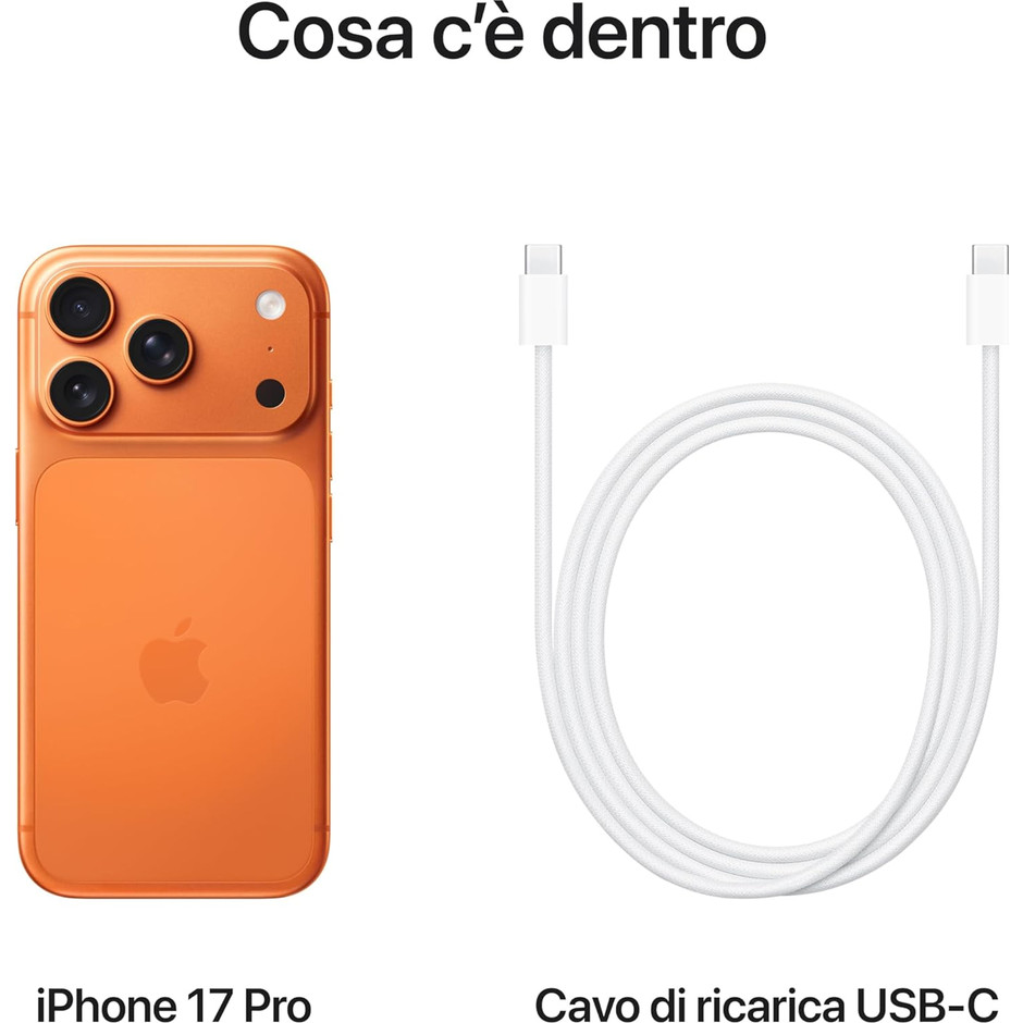 iphone 17 pro  256gb arancio