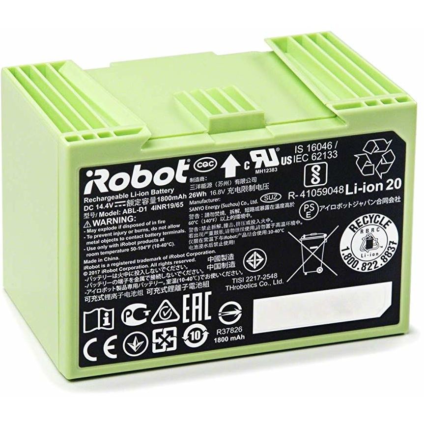 iRobot 4624864 Batteria ioni di litio 1800 mAh per robot vacuum