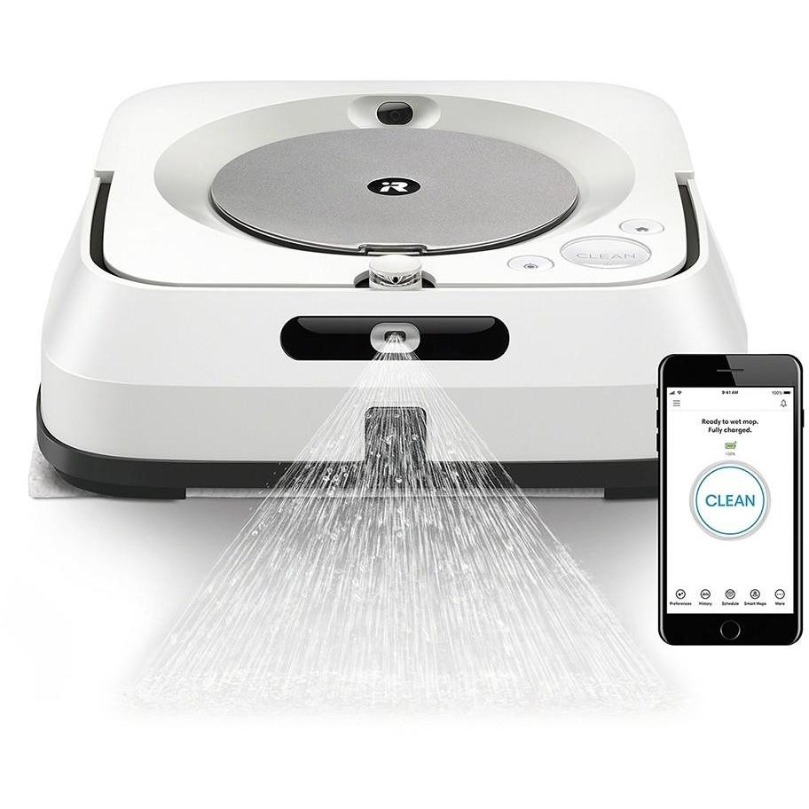 iRobot Braava jet m6 Robot lavapavimenti ricaricabile Compatibile con Amazon Alexa e l'Assistente Google
